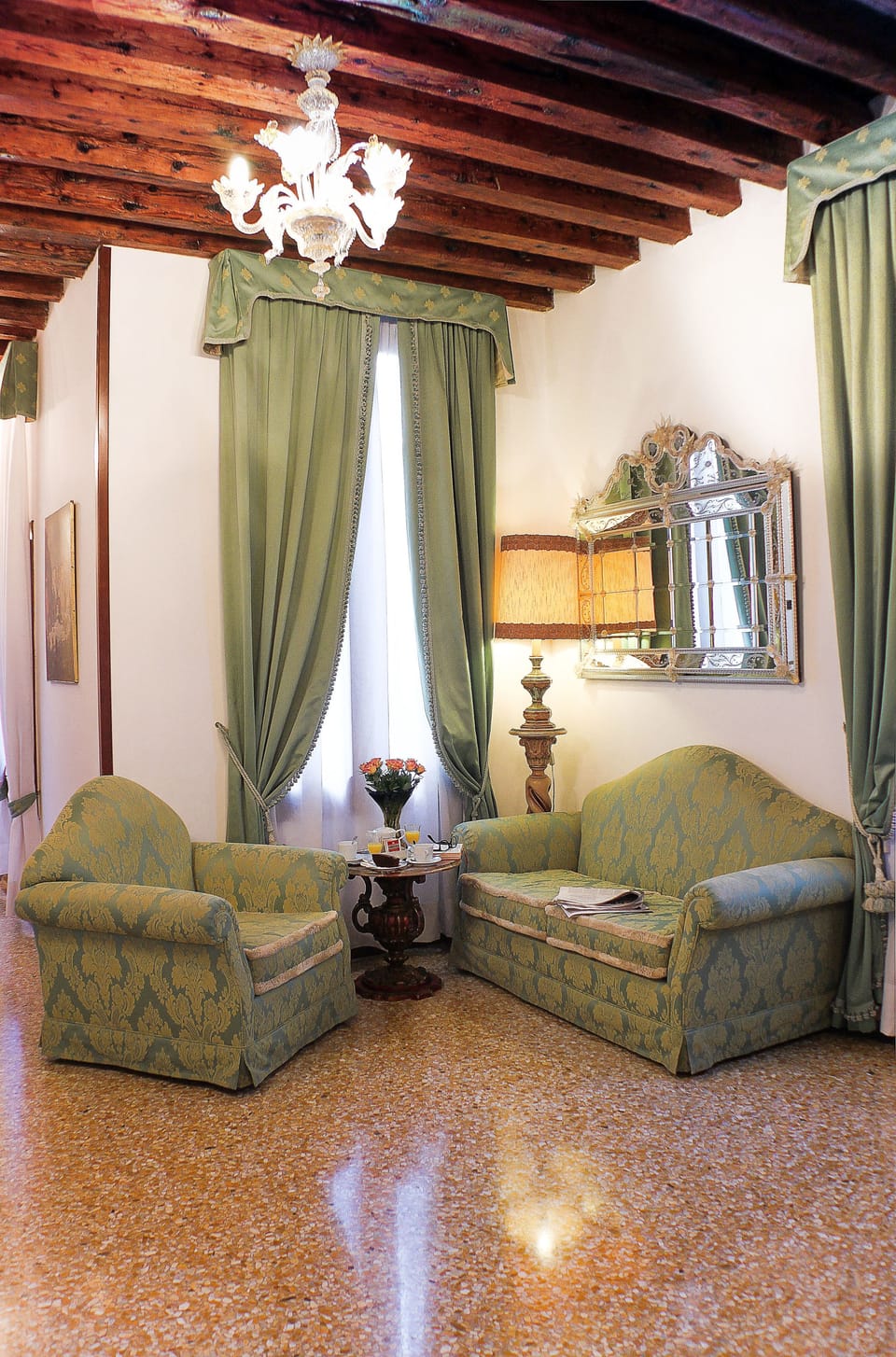Lobby sitting area
