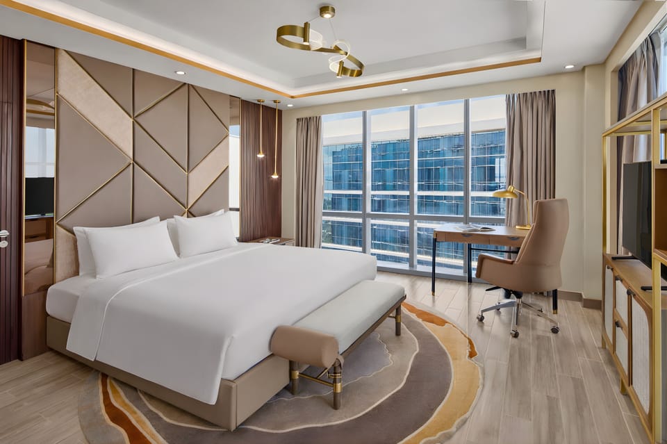 Presidential Suite, Multiple Beds, Ocean View | Down comforters, minibar, in-room safe, desk
