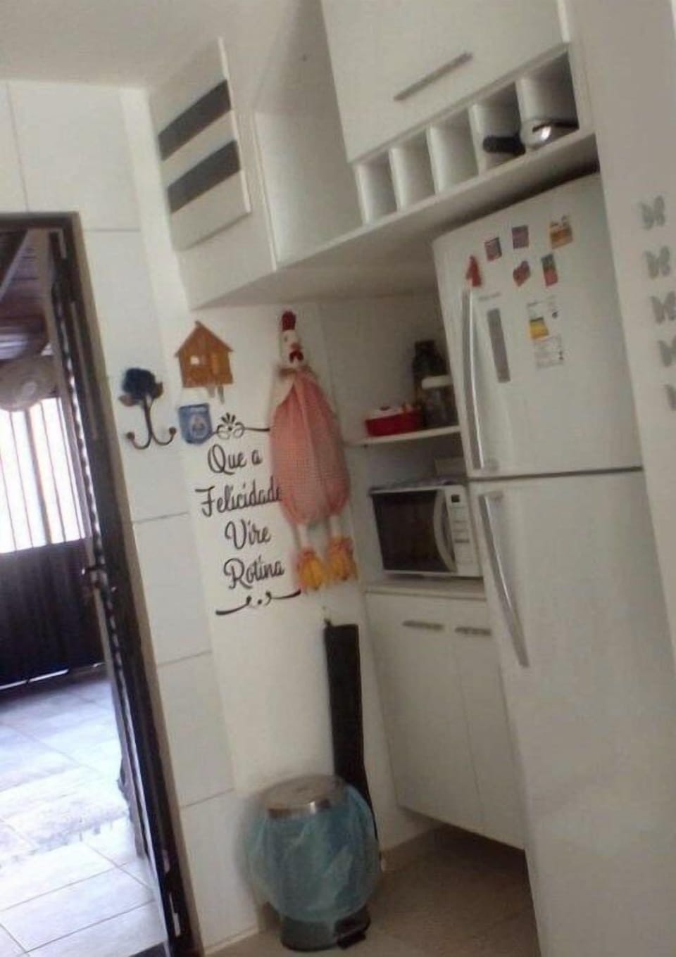 Villa | Private kitchen | Fridge, microwave, oven, blender