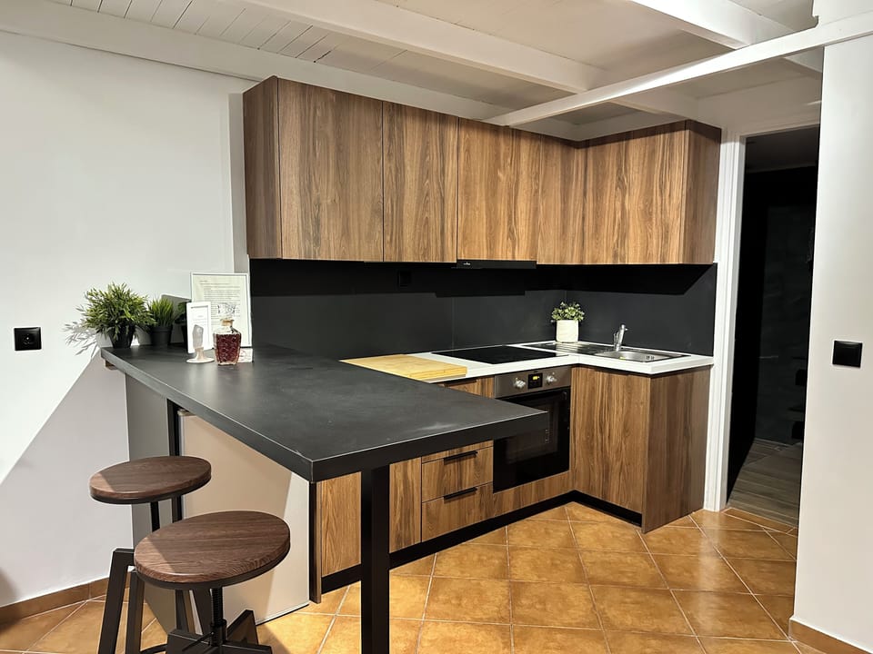 Apartment, 1 Bedroom, Balcony, City View | Private kitchen