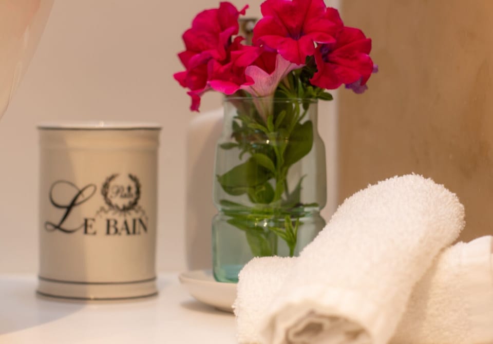 Deluxe Villa | Bathroom | Shower, hair dryer, towels, shampoo