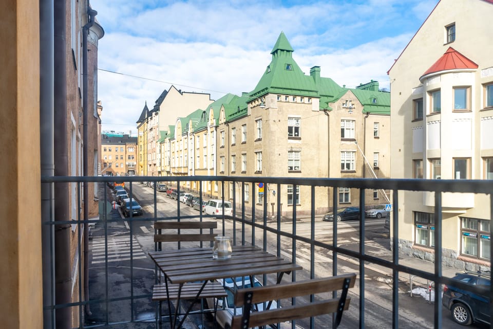 City Apartment | Balcony view