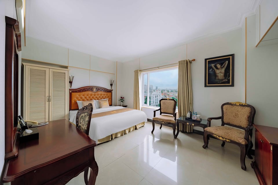 Superior Double or Twin Room, City View | Minibar, in-room safe, desk, laptop workspace