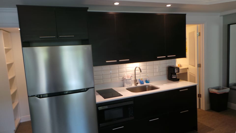 Deluxe Studio | Private kitchenette | Fridge, microwave, coffee/tea maker, toaster
