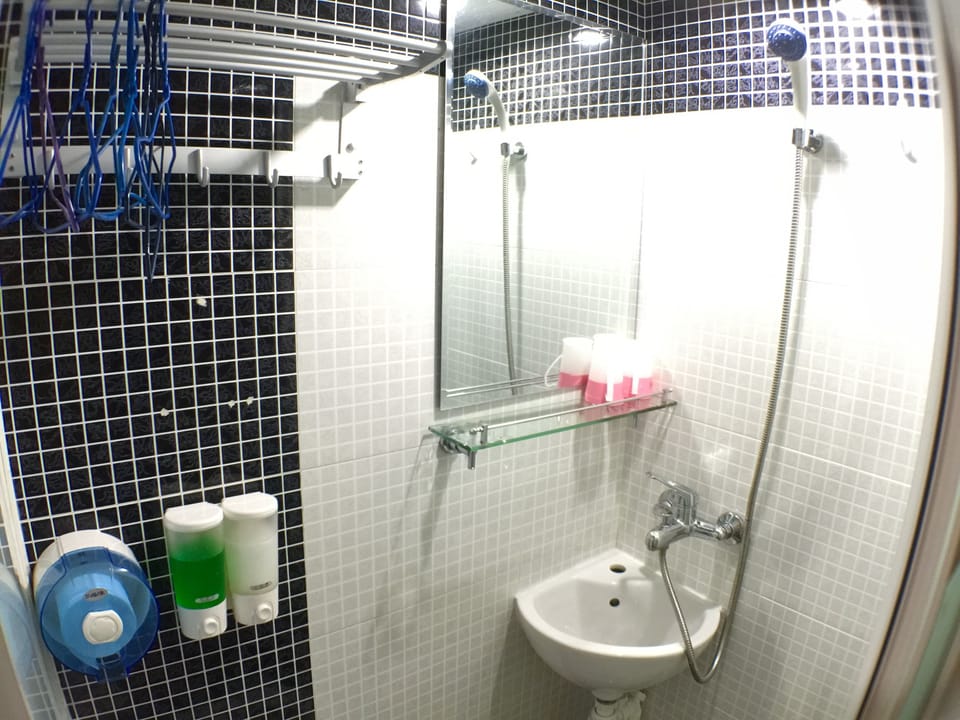 Standard Twin Room | Bathroom | Shower, free toiletries, hair dryer, slippers