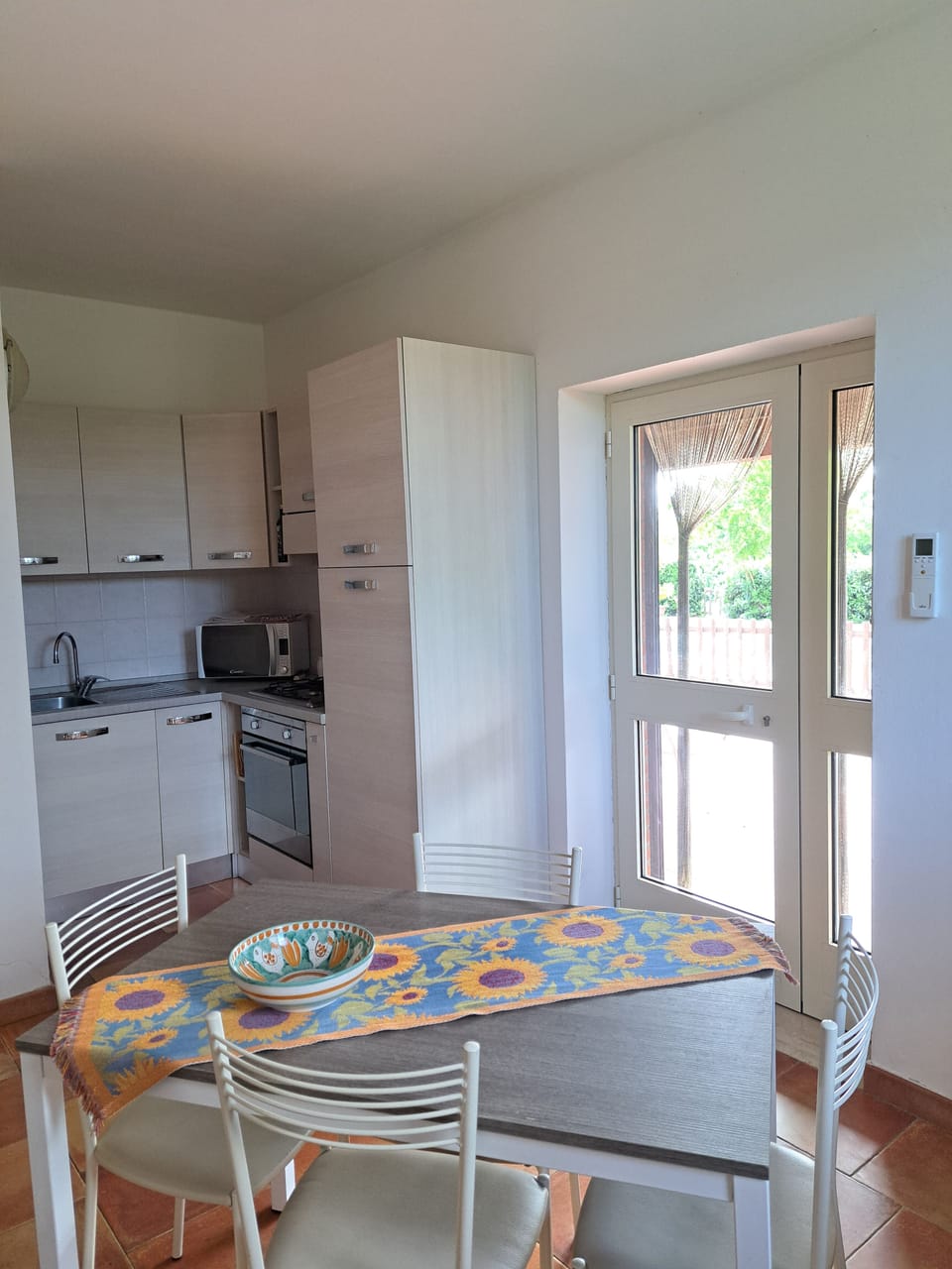 Family Apartment | Private kitchen | Espresso maker, coffee/tea maker, full-size fridge, microwave