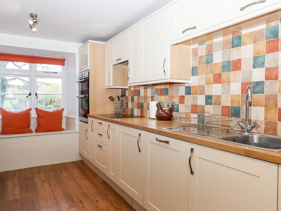 Fridge, dishwasher, electric kettle, toaster