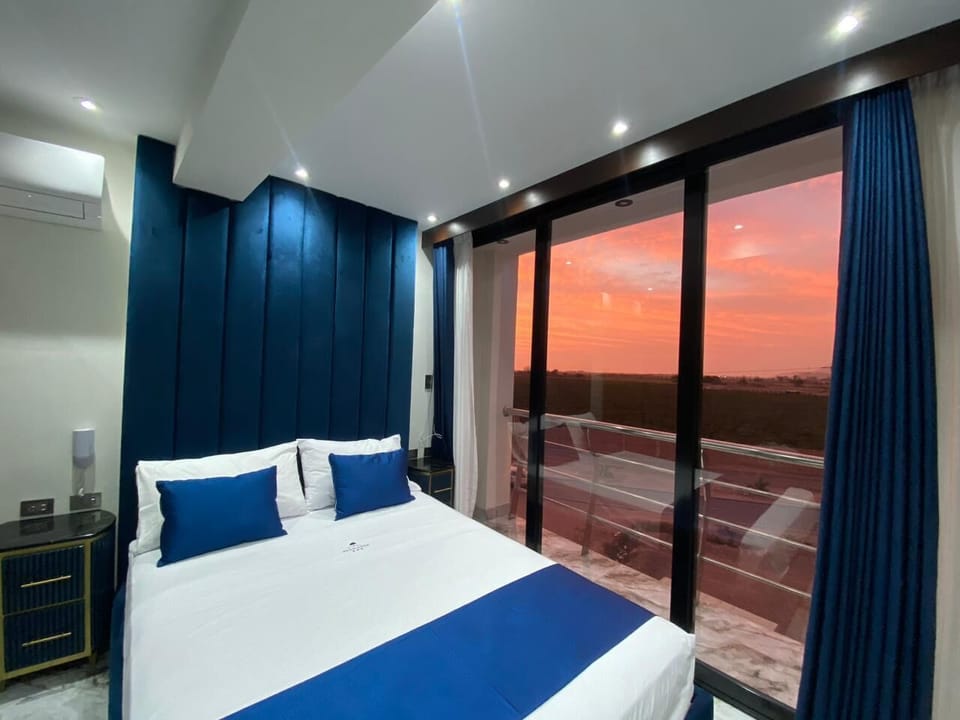 Premium bedding, down comforters, minibar, desk