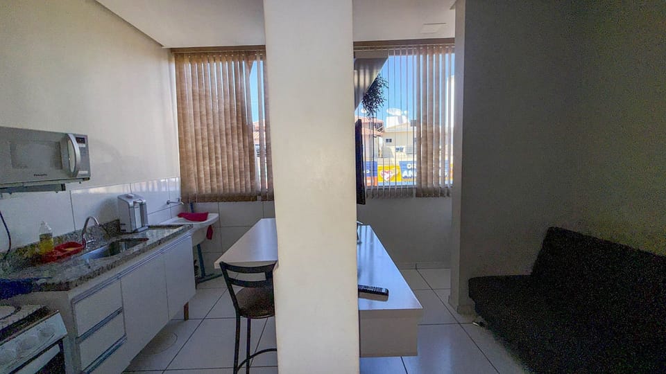 Apartment | Private kitchen | Fridge, microwave, oven, blender