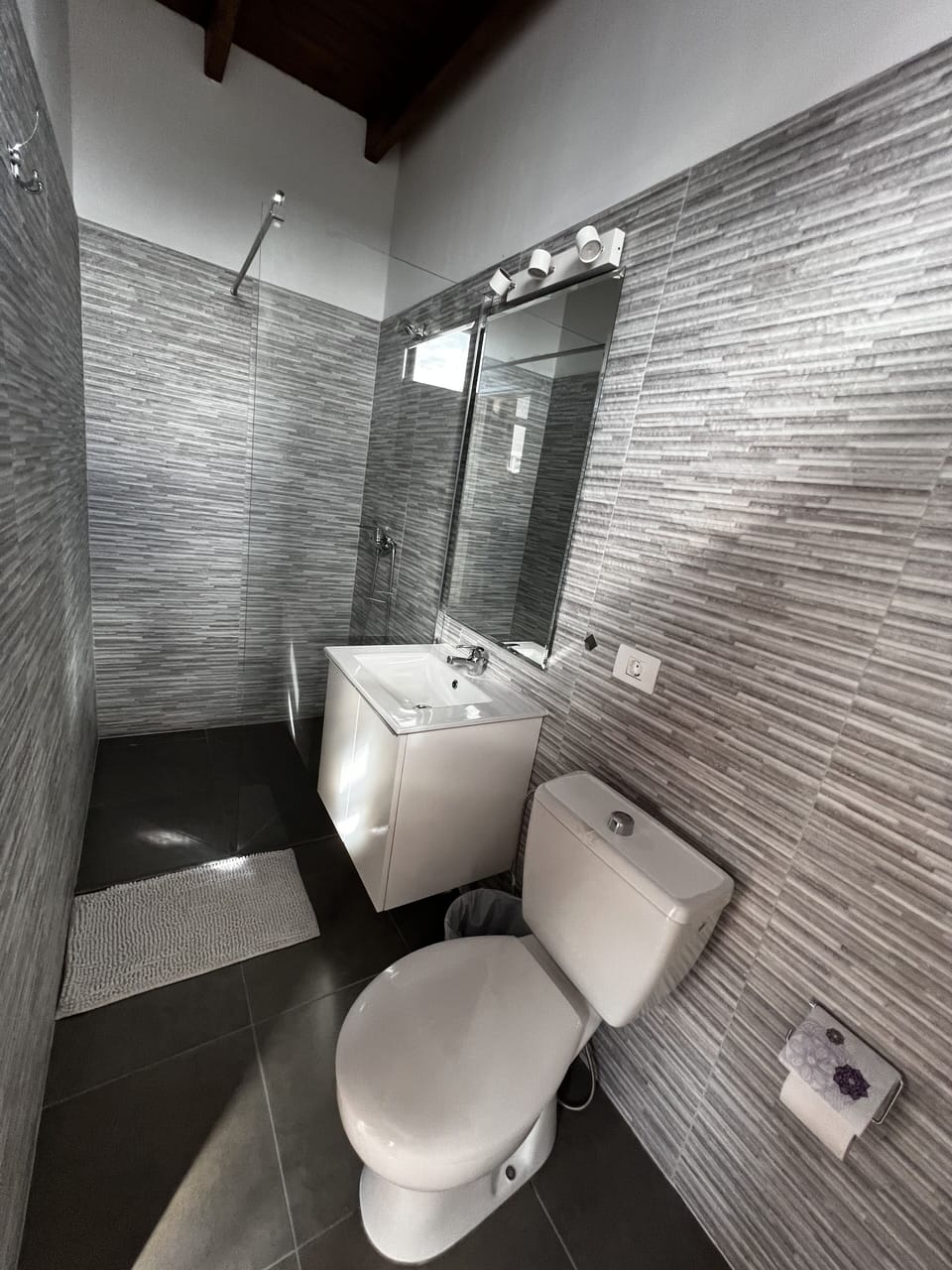 Deluxe Double Room | Bathroom | Shower, towels, soap, shampoo