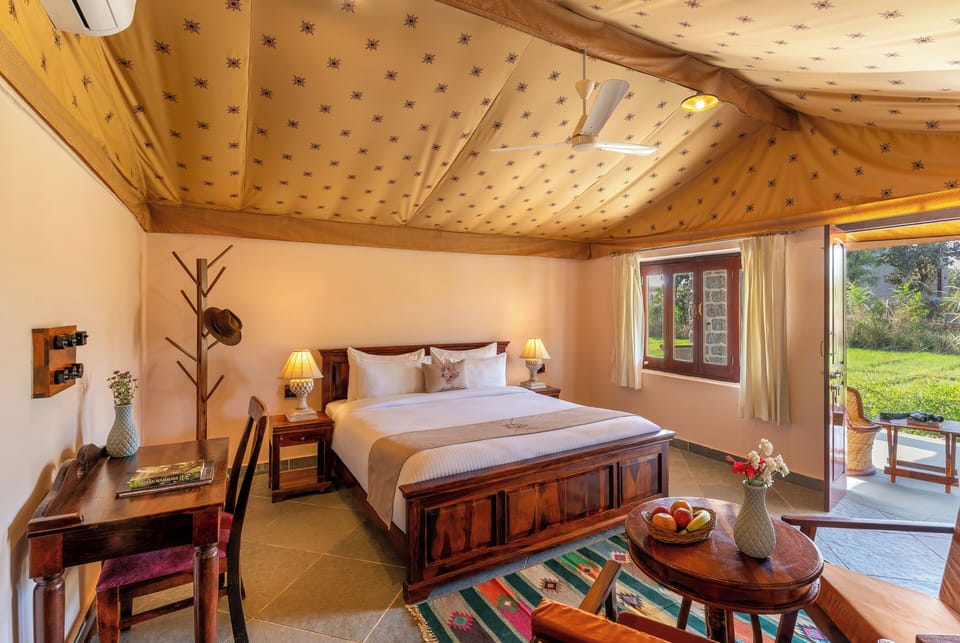 Luxury Double Room | Egyptian cotton sheets, premium bedding, memory foam beds, desk