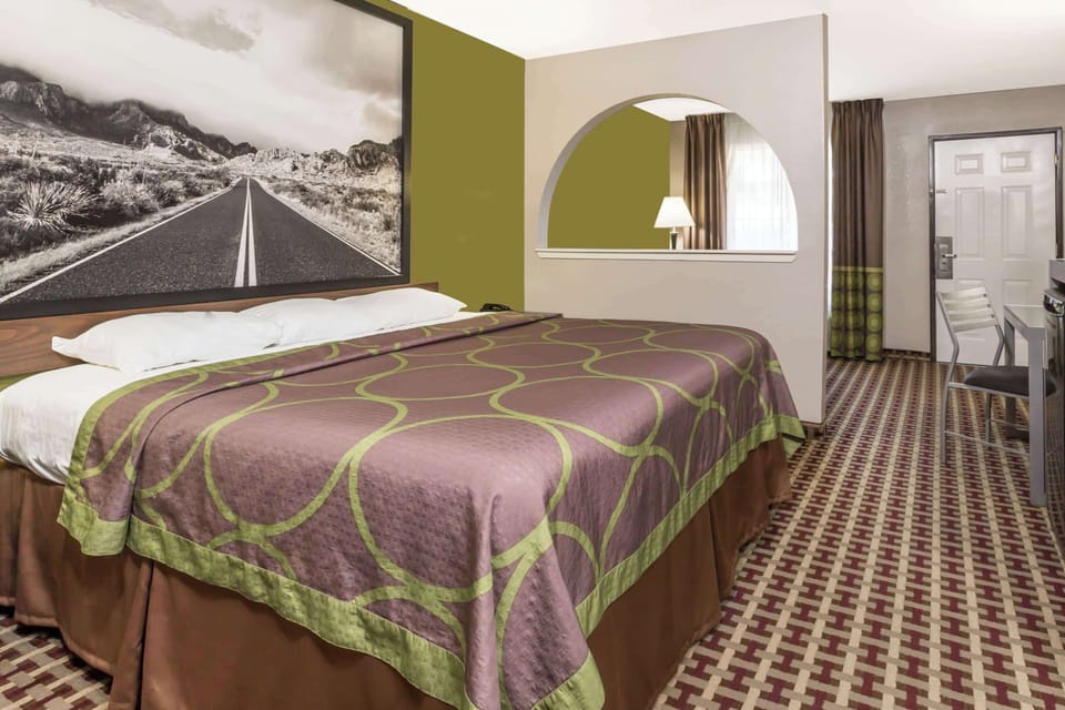 Premium bedding, down comforters, pillowtop beds, desk