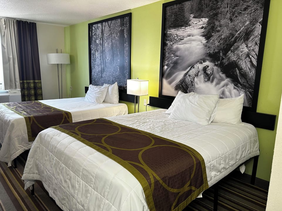 Room, 2 Queen Beds, Non Smoking | Premium bedding, desk, laptop workspace, soundproofing