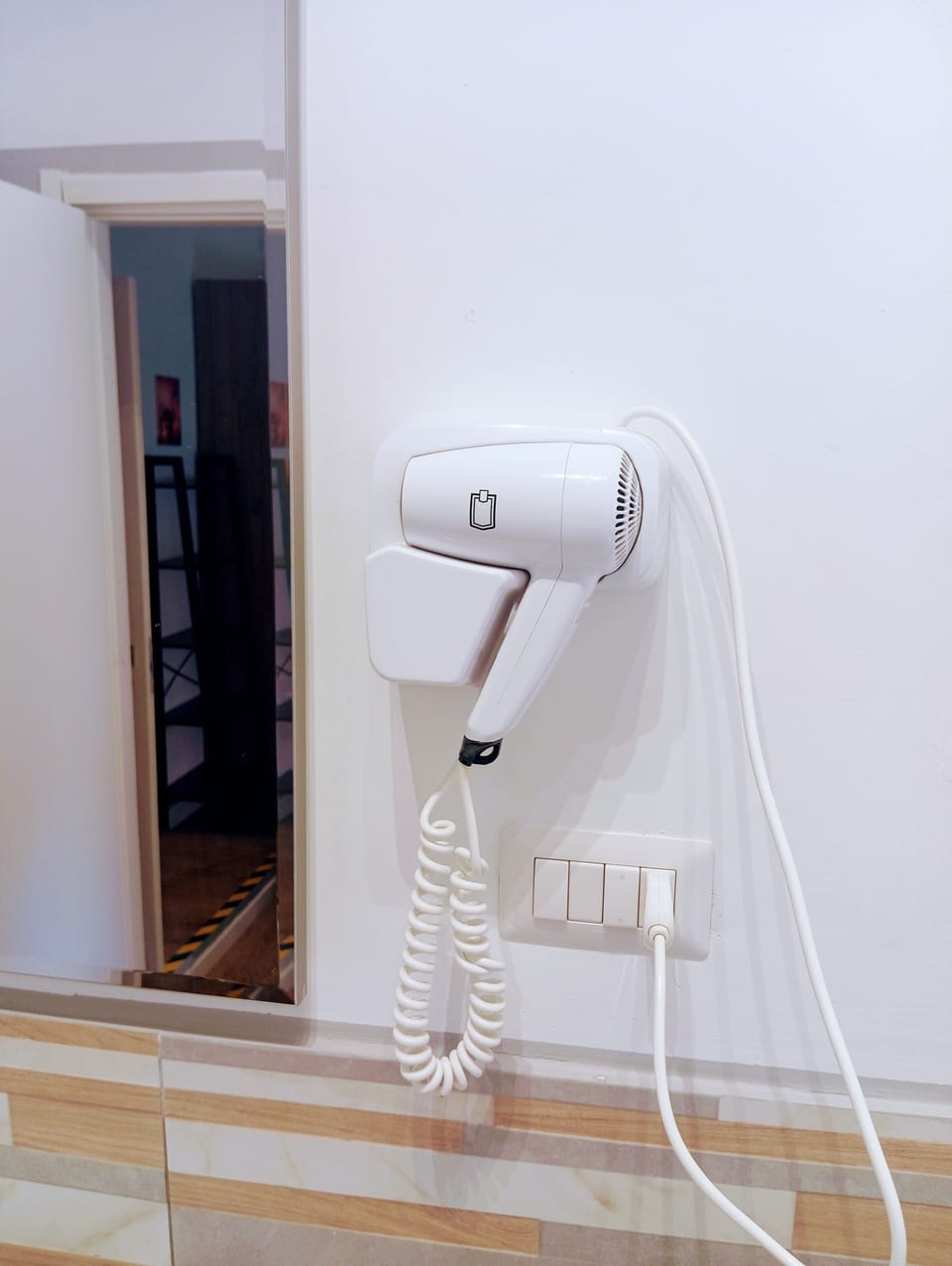 Shower, free toiletries, hair dryer, bathrobes