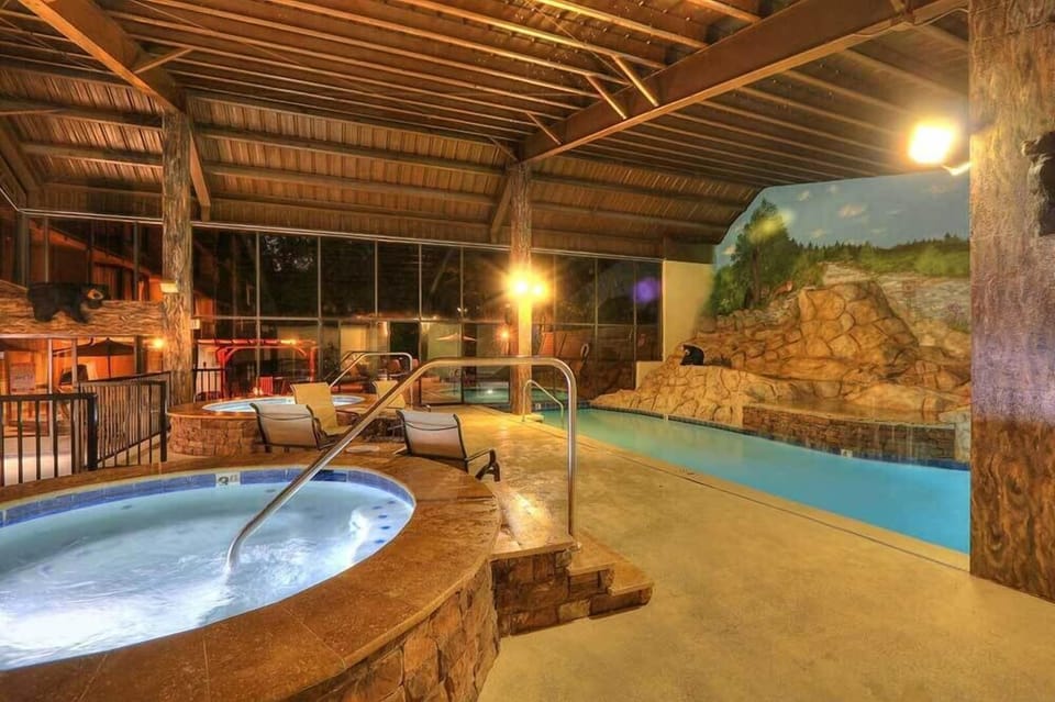 Indoor pool, outdoor pool