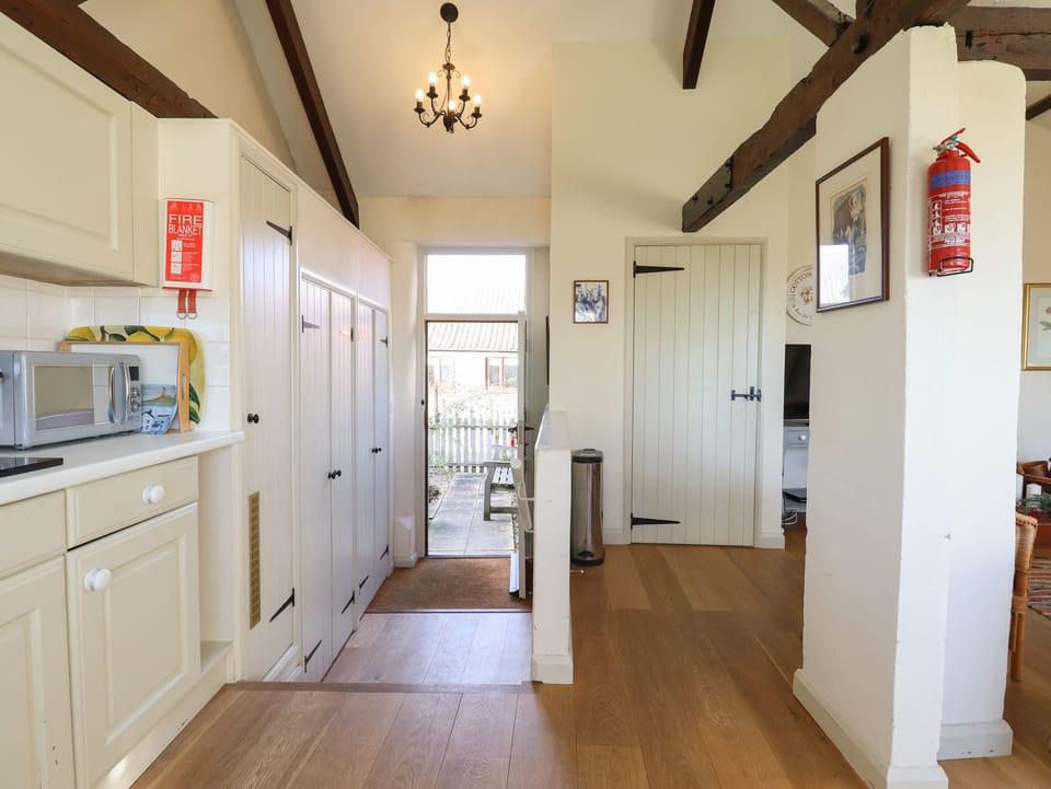Fridge, dishwasher, electric kettle, toaster