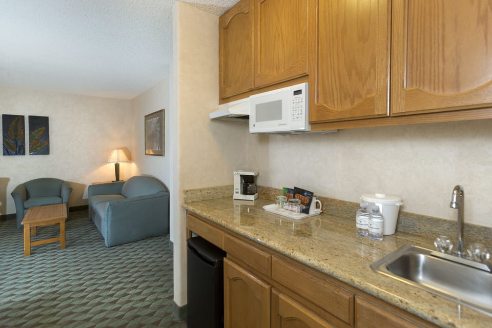 Suite, 1 King Bed with Sofa bed | In-room safe, laptop workspace, blackout drapes, iron/ironing board