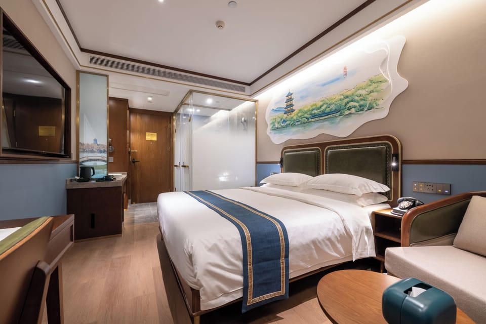 Comfort Double Room | Memory foam beds, free minibar, blackout drapes, iron/ironing board
