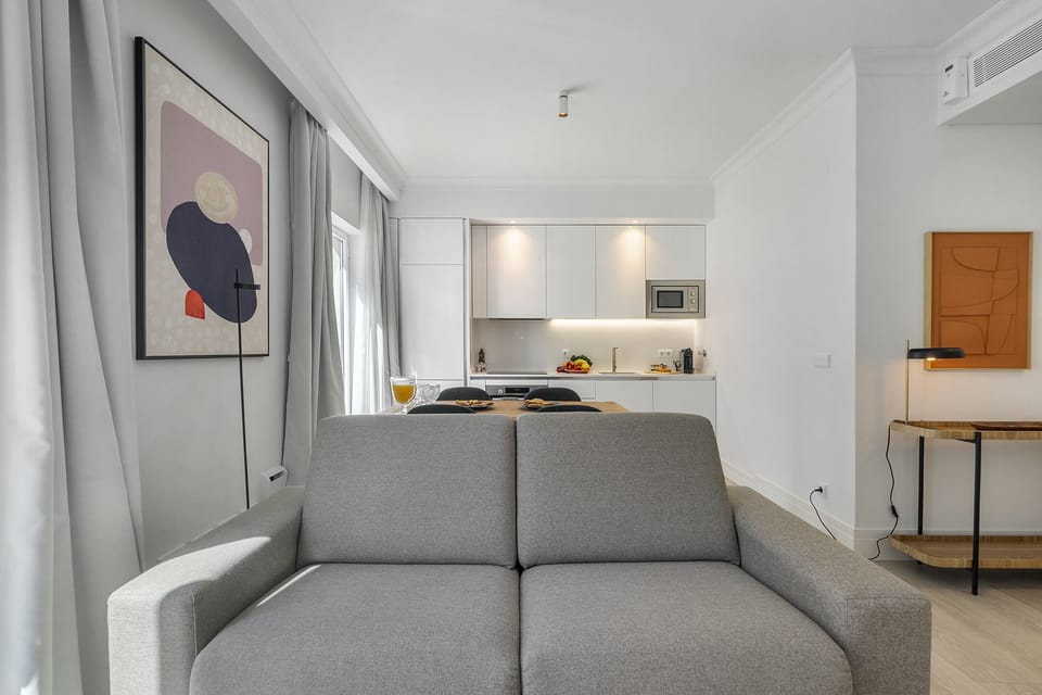 One Bedroom Superior Apartment | Living area | 32-inch Smart TV with cable channels, TV