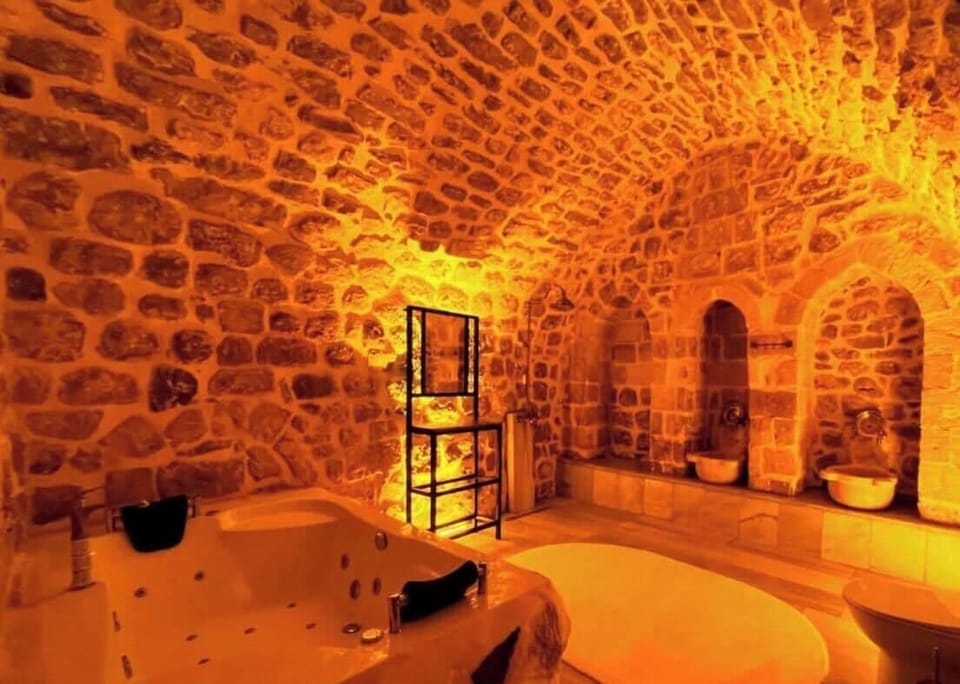 Elite Room | Bathroom | Shower, free toiletries, hair dryer, slippers