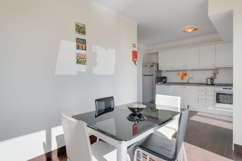 Panoramic Apartment | Private kitchen | Full-size fridge, microwave, oven, stovetop