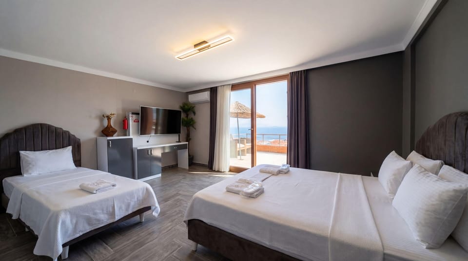 Grand Room, Sea View | Premium bedding, bed sheets