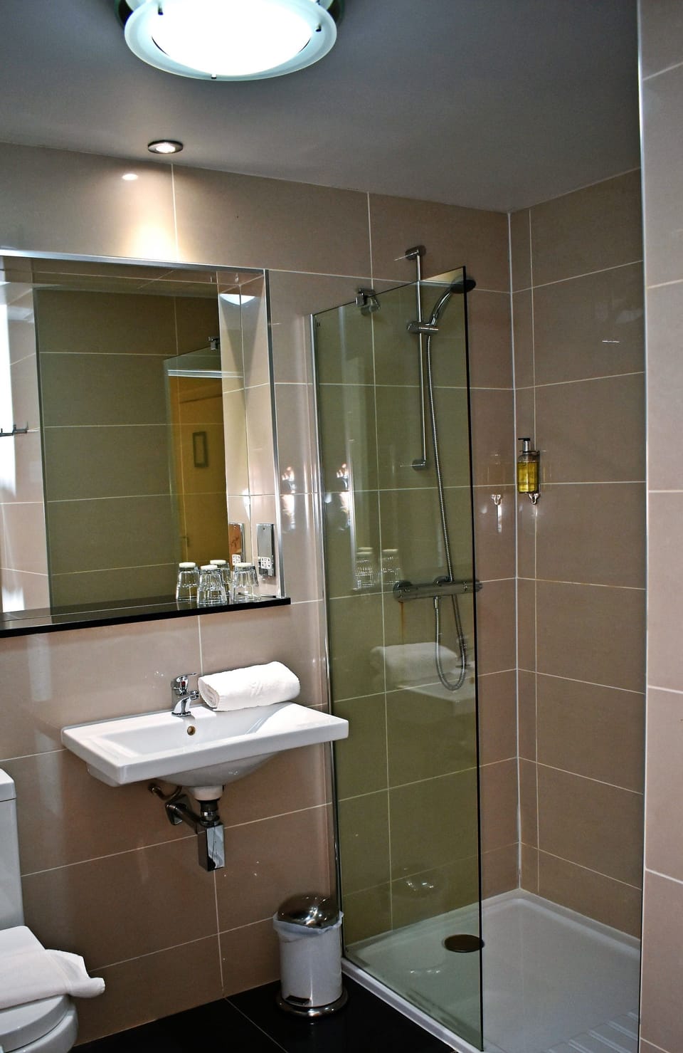 Standard Twin Room | Bathroom | Shower, hair dryer, towels