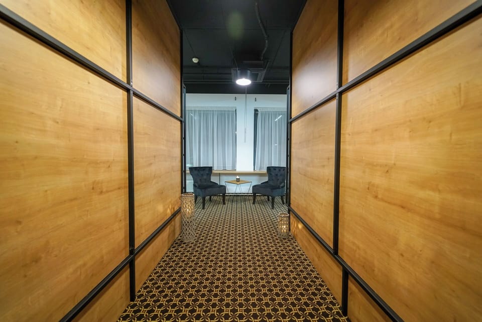Comfort 8-Bed Capsule Room | Desk, laptop workspace, iron/ironing board, free WiFi