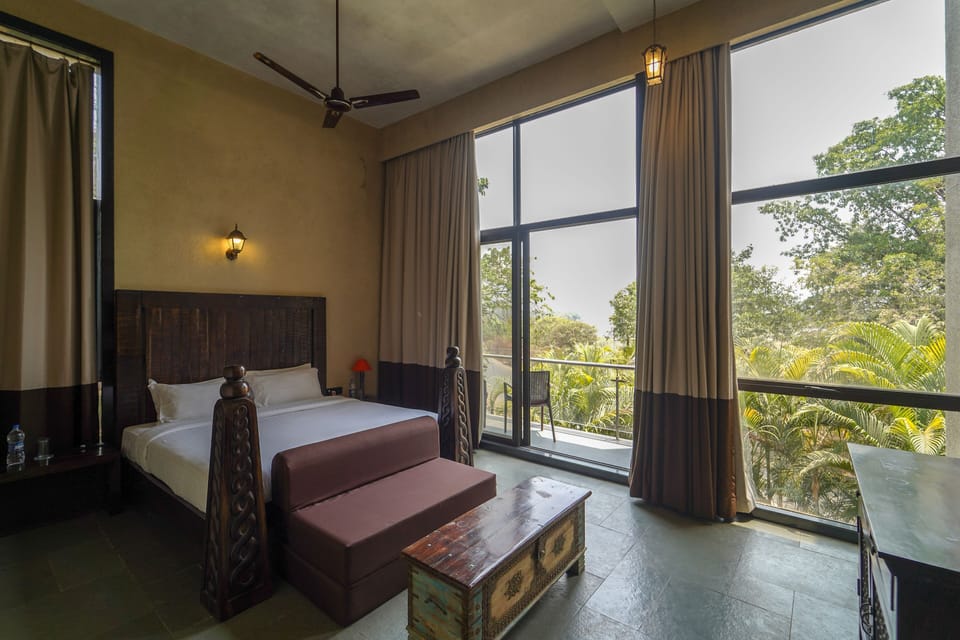 Premium Room with Balcony | Desk, laptop workspace, blackout drapes, free WiFi