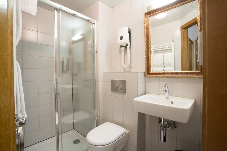 Standard Single Room | Bathroom | Shower, free toiletries, hair dryer, towels