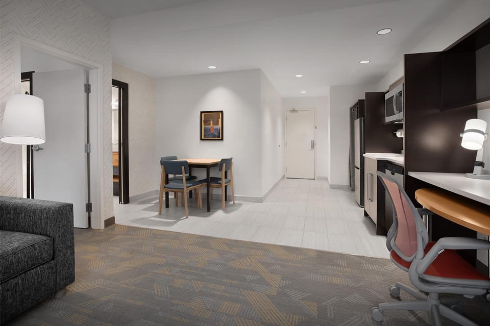 Suite, 1 Bedroom, Non Smoking | Desk, blackout drapes, iron/ironing board, free WiFi