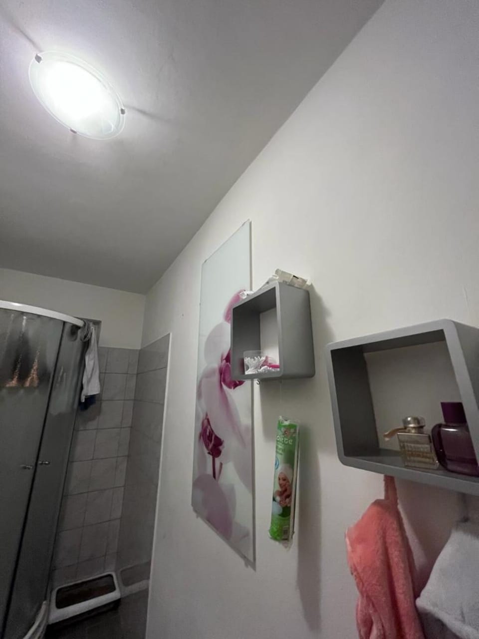 Design Apartment, 1 Bedroom, Balcony, Courtyard View | Bathroom | Shower, hair dryer, towels, soap