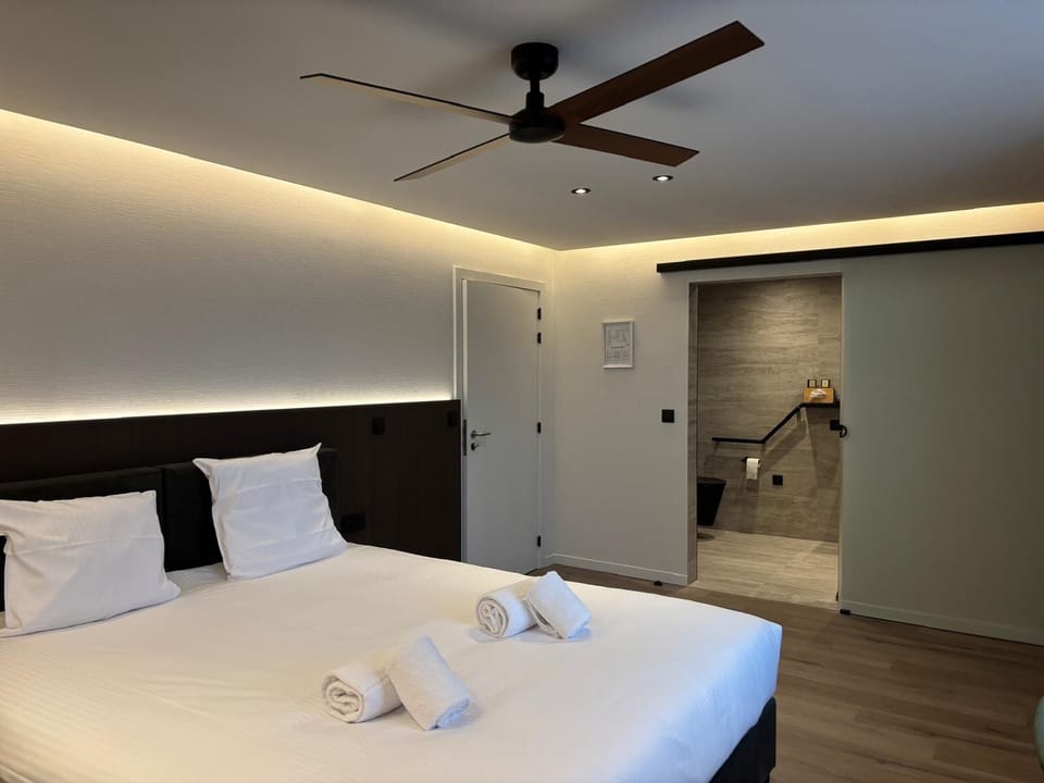 Deluxe Double Room | Down comforters, desk, laptop workspace, blackout drapes