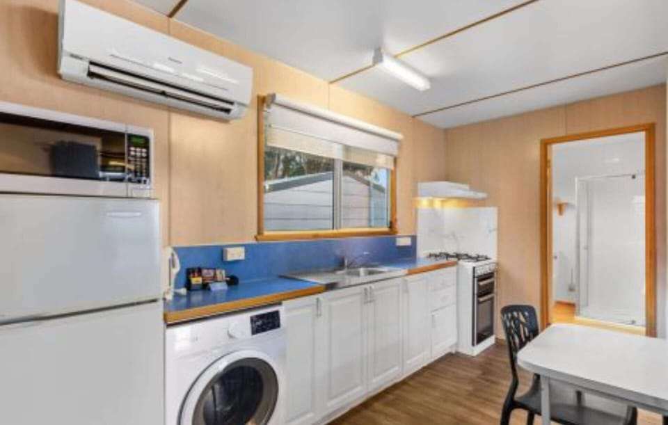Standard 2 Bedroom Cabin | Private kitchen | Fridge, microwave, stovetop, electric kettle