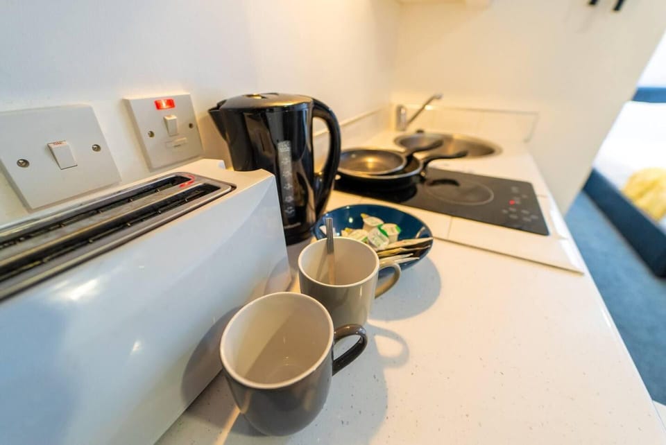Studio | Private kitchen | Fridge, microwave, oven, stovetop