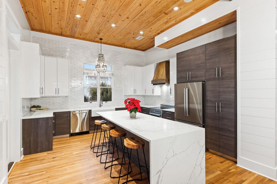 House, Multiple Beds, Pool Access, Ocean View | Private kitchen | Fridge, microwave, coffee/tea maker, toaster