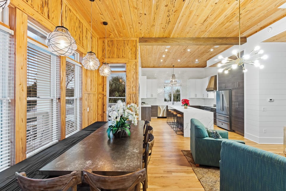 House, Multiple Beds, Pool Access, Ocean View | Dining