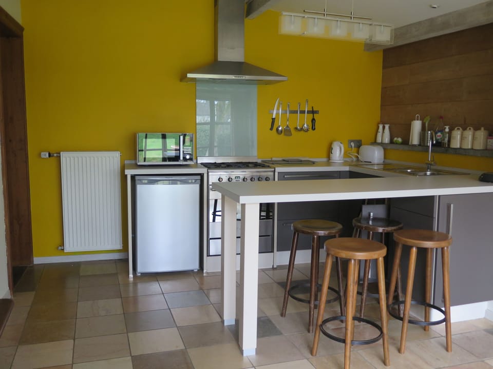 Premium Cottage | Private kitchen | Coffee/tea maker, electric kettle