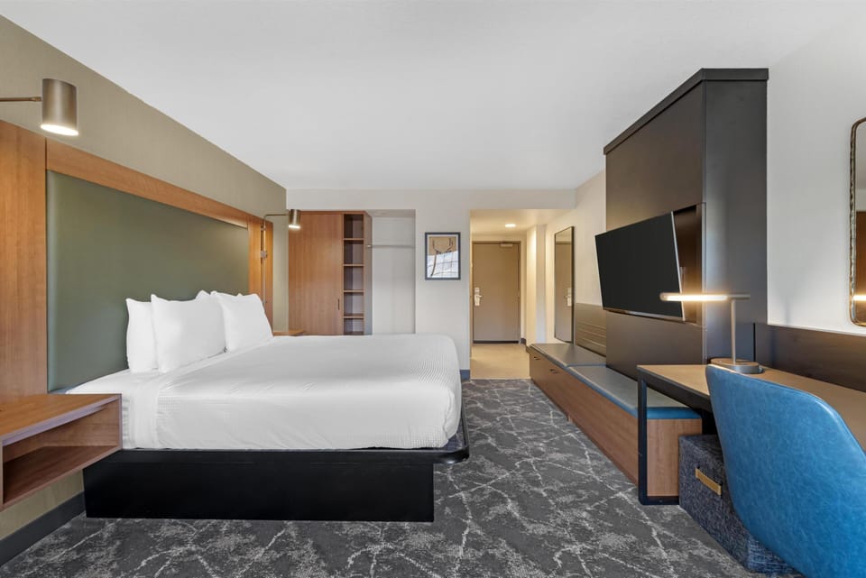 Standard Room, 1 King Bed, Refrigerator, Mountain View | Premium bedding, pillowtop beds, in-room safe, desk