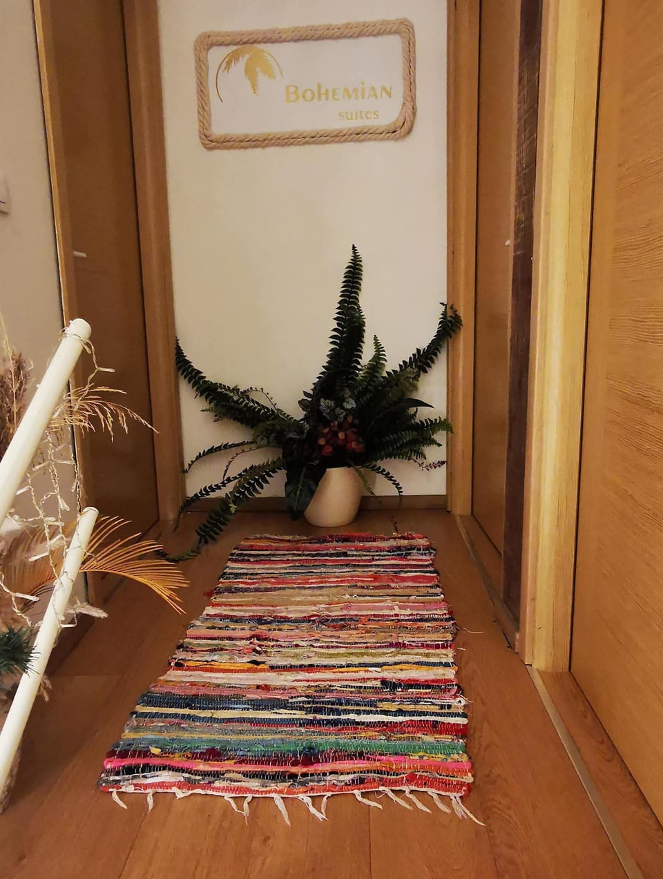 Interior entrance