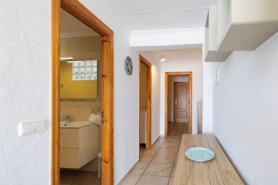 Family Apartment, 2 Bedrooms, Pool Access, Sea View | Living area | 30-inch flat-screen TV with satellite channels, TV