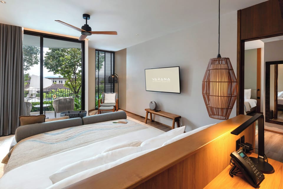 Connecting room with Pool View | Premium bedding, down comforters, minibar, in-room safe