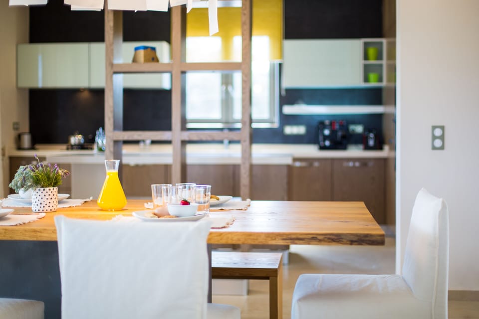 Luxury Villa, 4 Bedrooms, Private Pool | Private kitchen | Dishwasher, cookware/dishes/utensils