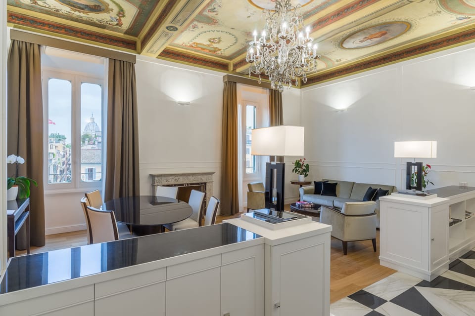 Superior Suite, 2 Bedrooms, City View | Living room | 26-inch LCD TV with satellite channels, TV