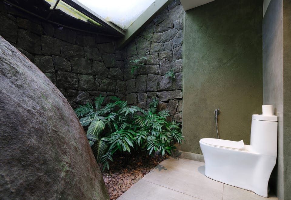 Deluxe Room | Bathroom | Shower, hair dryer, towels, shampoo