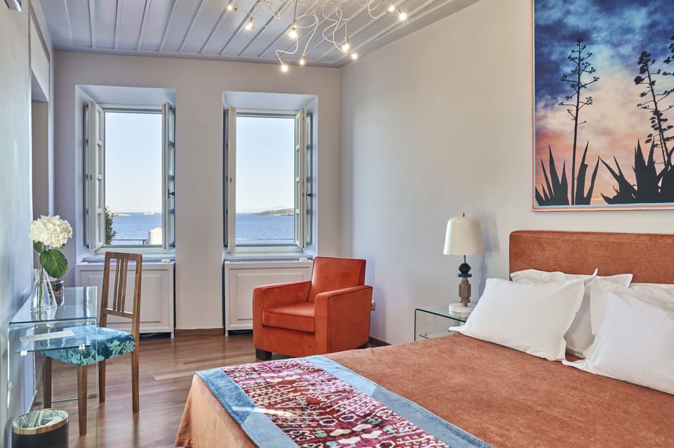 Deluxe Double Room with Sea view | Premium bedding, individually decorated, individually furnished