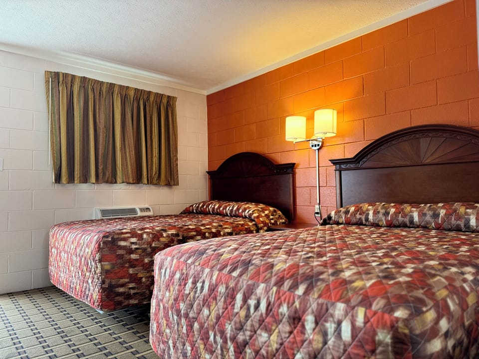 Non-Smoking Room, 2 Double Beds | Desk, free WiFi, bed sheets