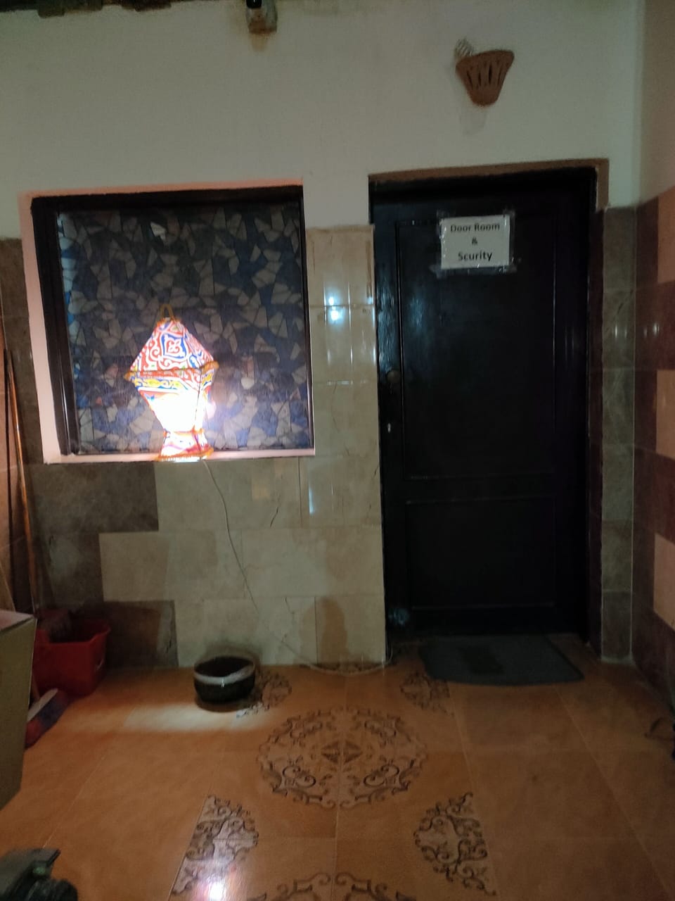 Interior entrance