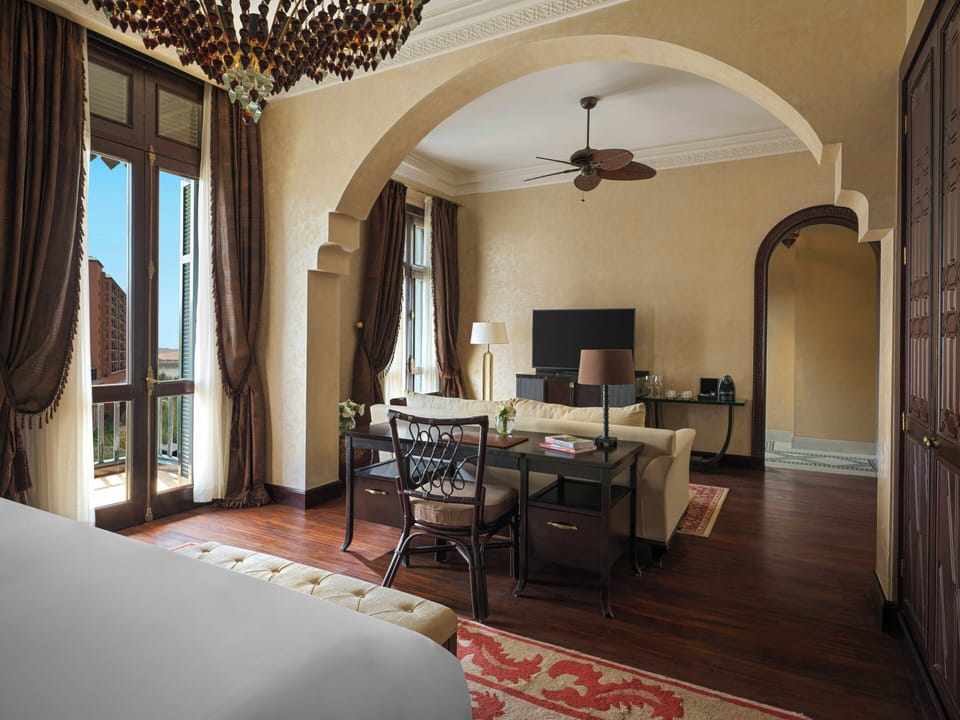 Junior Suite, Garden View (Palace) | Egyptian cotton sheets, premium bedding, pillowtop beds, minibar