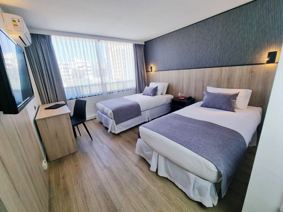 Standard Double Room | Premium bedding, in-room safe, desk, blackout drapes